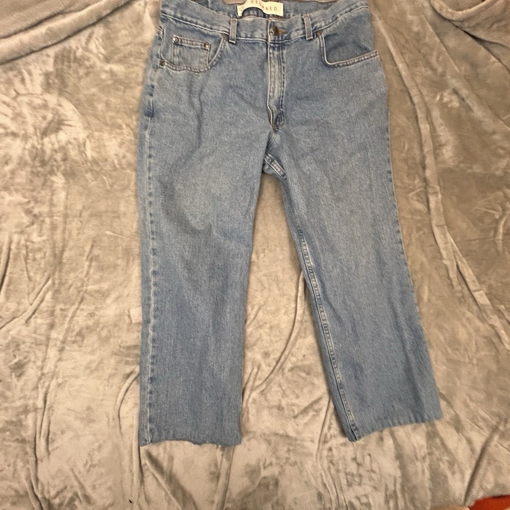Arizona Jean Co Men's Relaxed Fit Straight Leg Blue Jeans Size Vtg  34 X 26  3/4